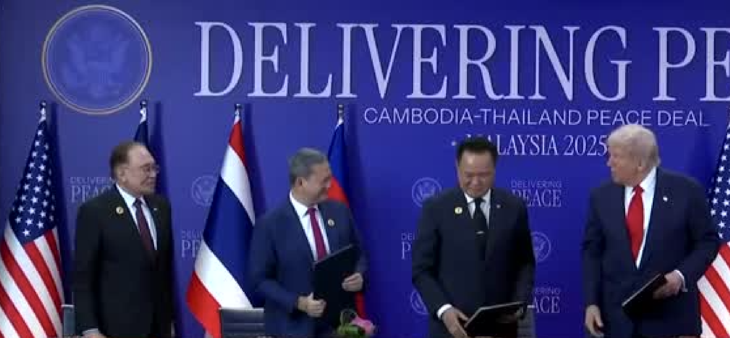 La Casa Blanca firma acuerdos comerciales con Camboya, Malasia y Tailandia