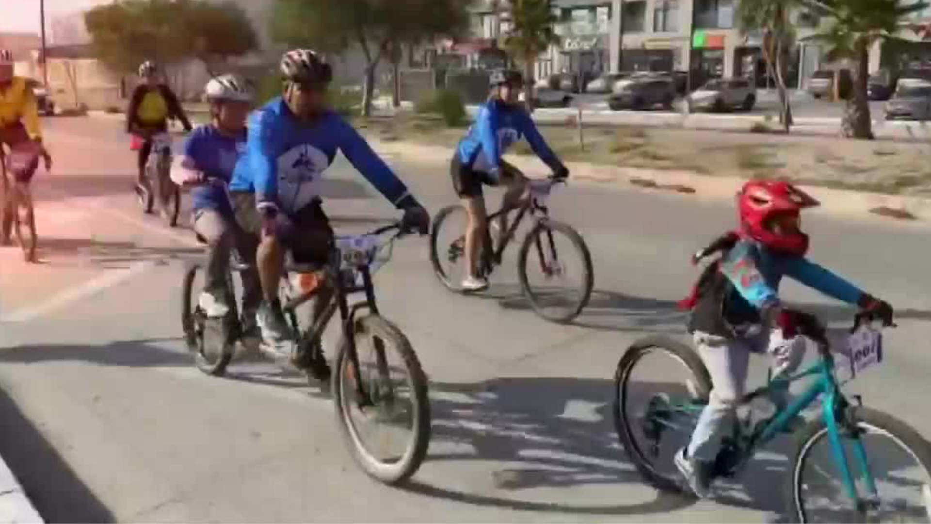 Se celebró el paseo "En Bici a Ciegas" en Baja California
