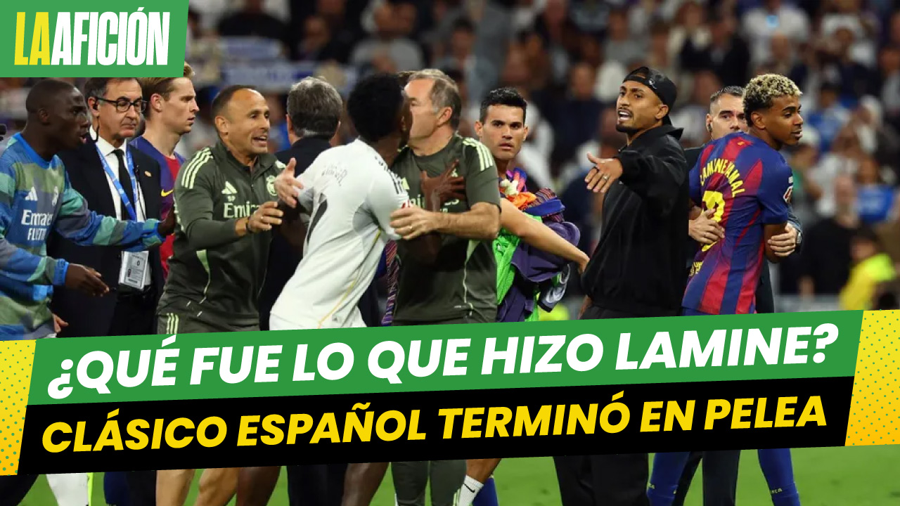 Clásico español termina en conato de bronca que obligó a la intervención de la policía
