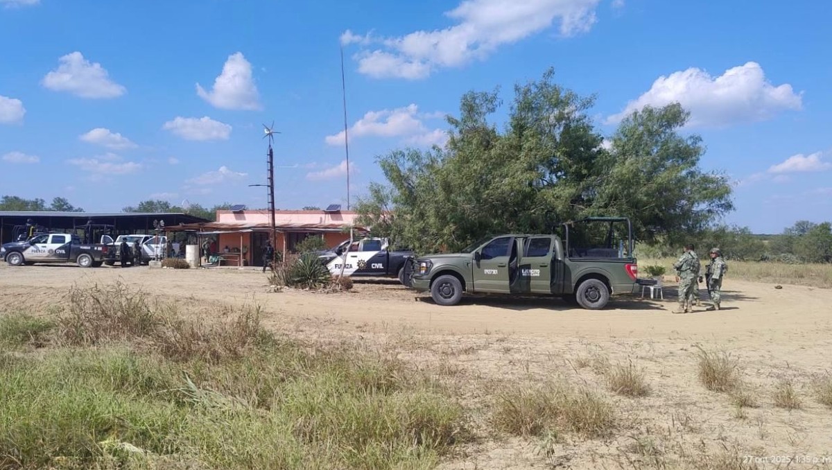 El enfrentamiento se registró este lunes en el municipio de Los Aldamas. Foto: Especial