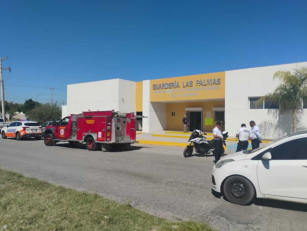 Evacuaran a 165 niños de guardería en Torreón por fuga de gas. | Especial