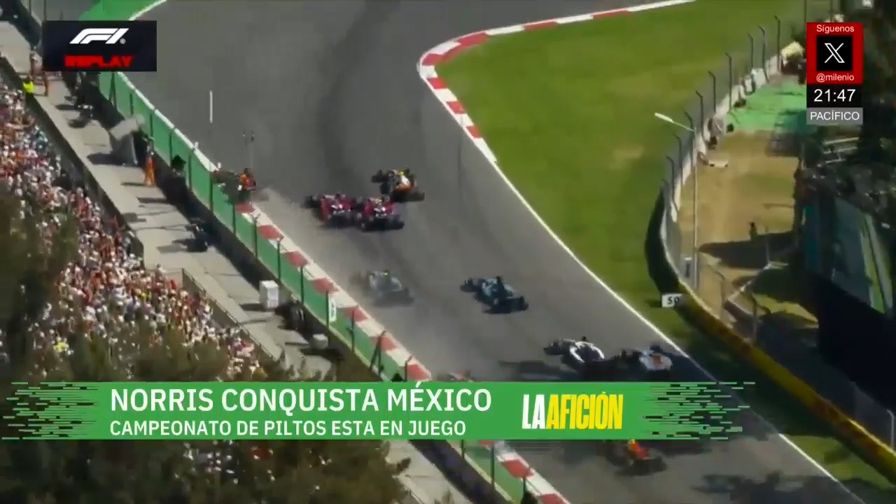 Lando Norris gana Gran Premio de México 2025 con polémico Virtual Safety Car