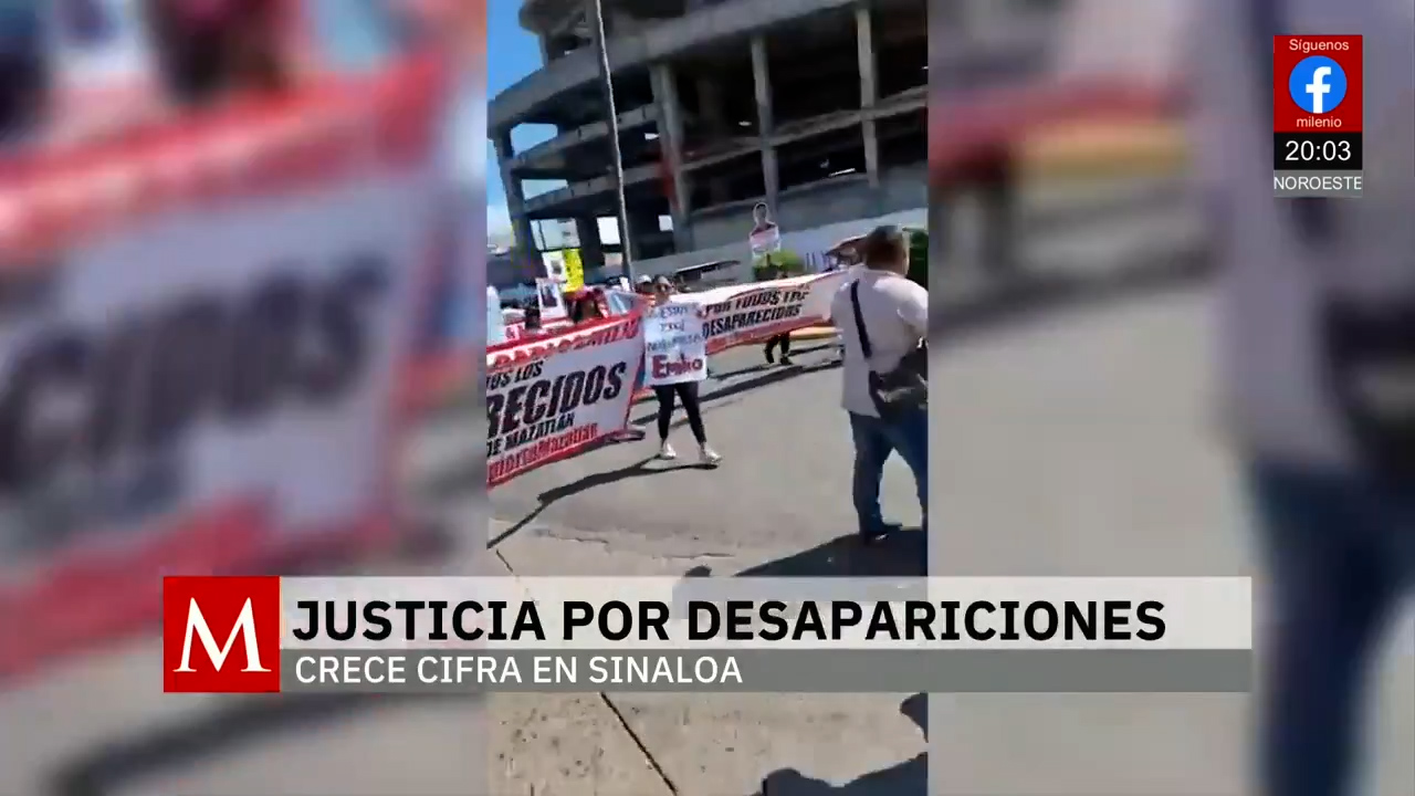 Marchas en Sinaloa por desaparecidos exigen justicia y atención del gobierno
