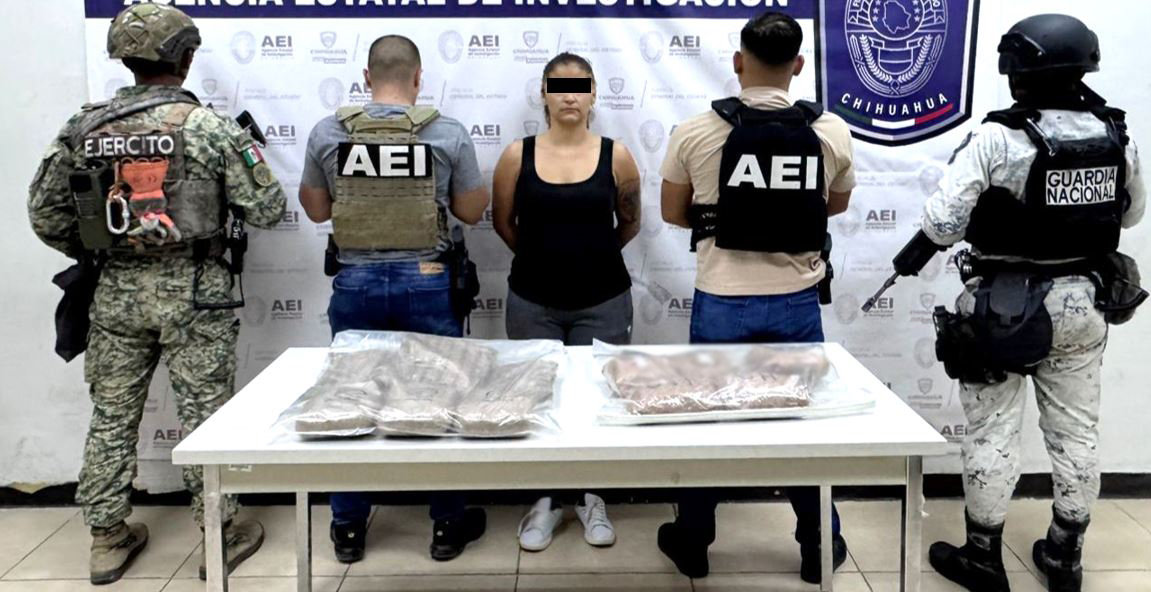 Una mujer fue detenida con fentanilo y metanfetamina en Chihuahua. | SSPC