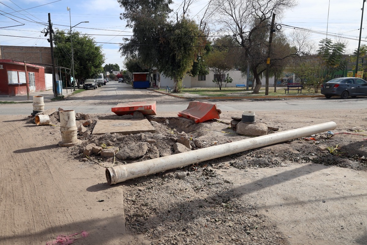Obras hidráulicas y de drenaje en Gómez Palacio. | Roberto Amaya
