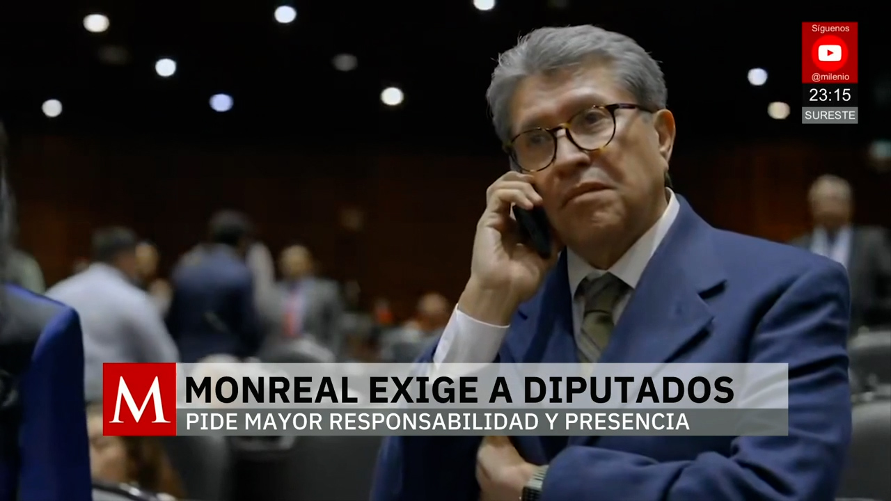Ricardo Monreal pide a legisladores cumplir con su asistencia a las sesiones presenciales