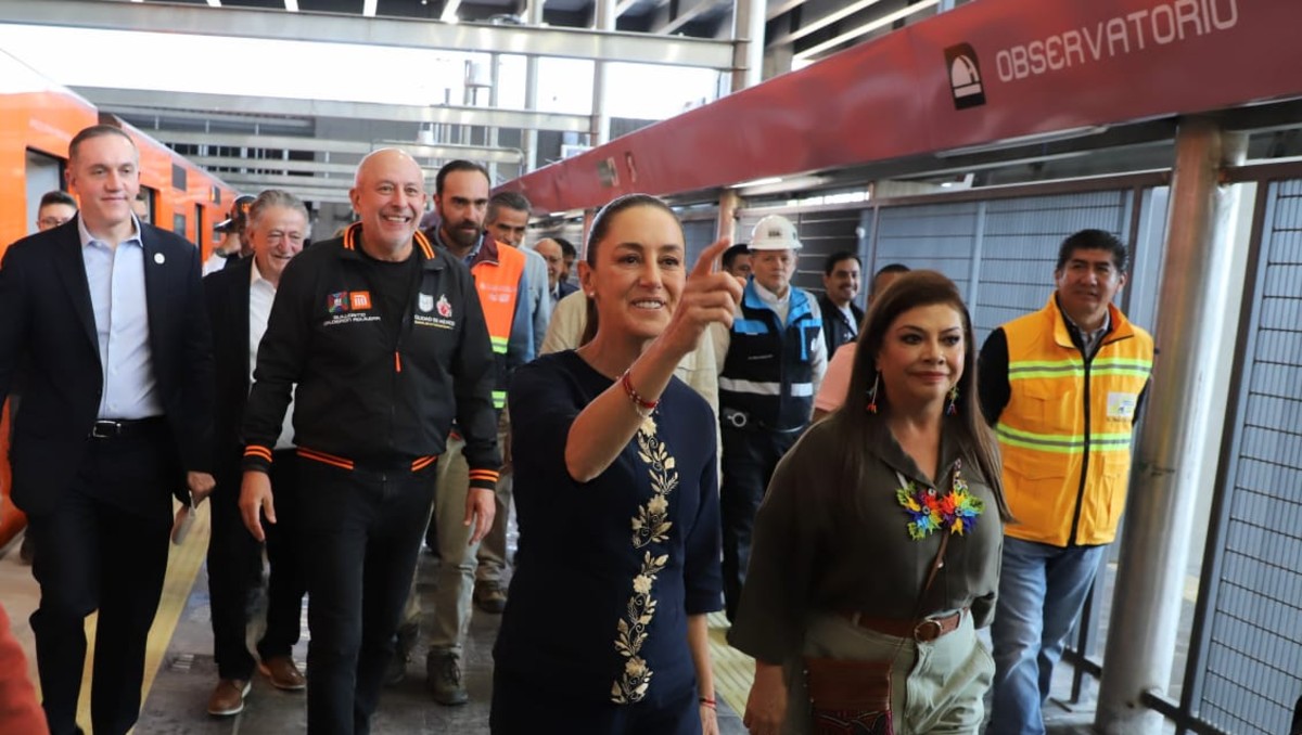 Sheinbaum recorrió el tren interurbano México-Toluca 'El Insurgente' | Foto: Javier Ríos