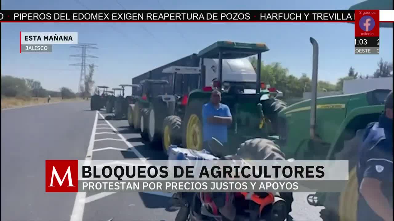 Agricultores bloquean zonas del país por precio del maíz | Paola Barquet, 27 de octubre de 2025