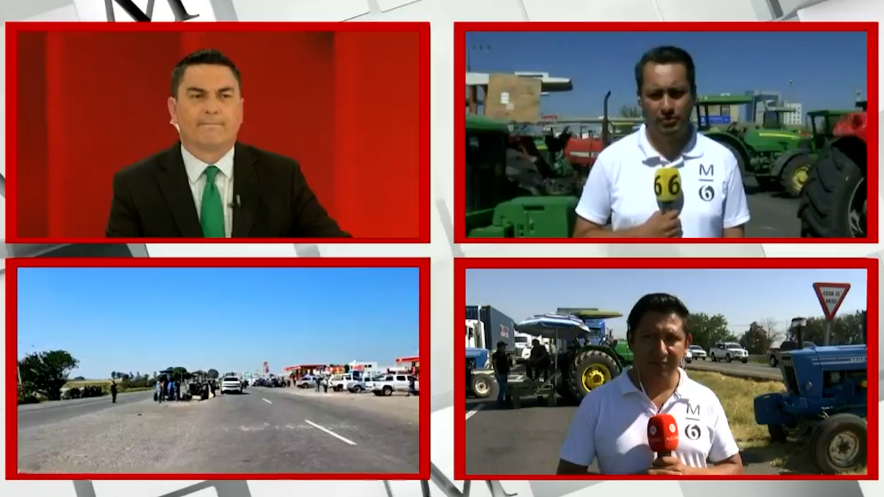 Agricultores mantienen bloqueos en Guanajuato y Guadalajara por precio justo del maíz