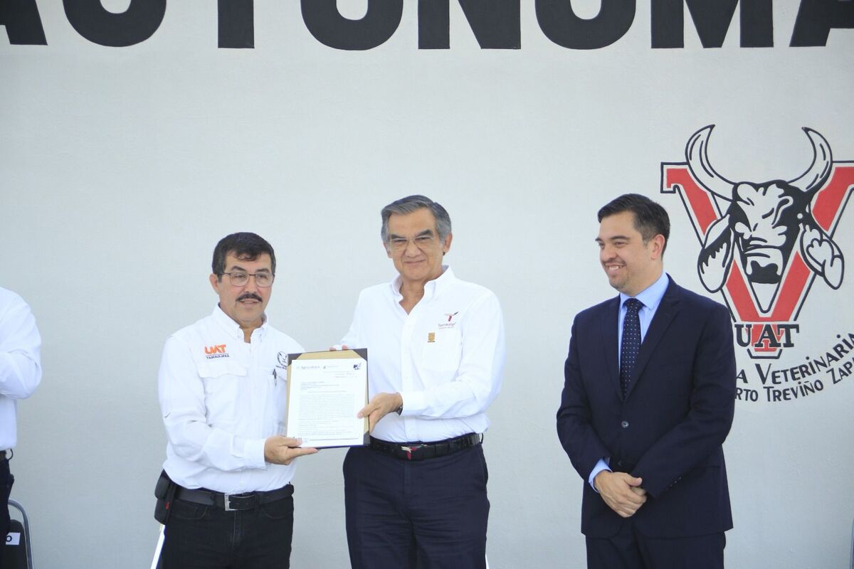 Américo Villarreal recibe ampliación de certificación TIF para el rastro de la UAT