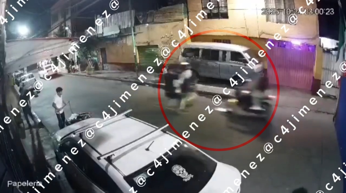 Una cámara de seguridad captó la imprudente acrobacia. | Especial