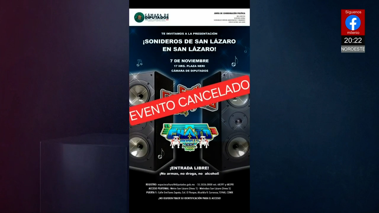 Cancelan bailongo en la Cámara de Diputados por conmemoración de sonideros