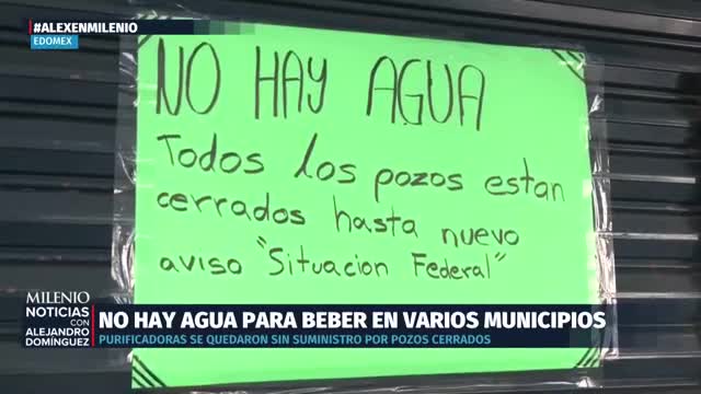 Edomex sin agua para beber tras el operativo 'Caudal' | Alejandro Domínguez, 27 de octubre de 2025