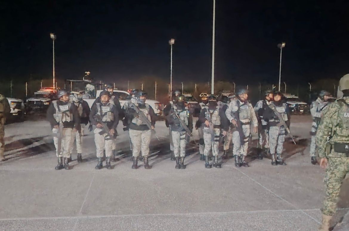 En el operativo participaron 176 elementos de diversas instituciones.