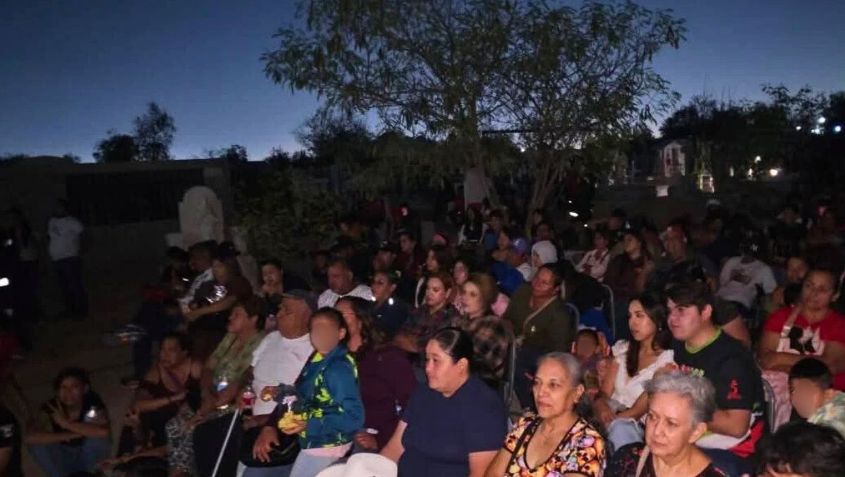 Las familias disfrutaron del film en un entorno por demás escalofriante, pero divertido. | Especial