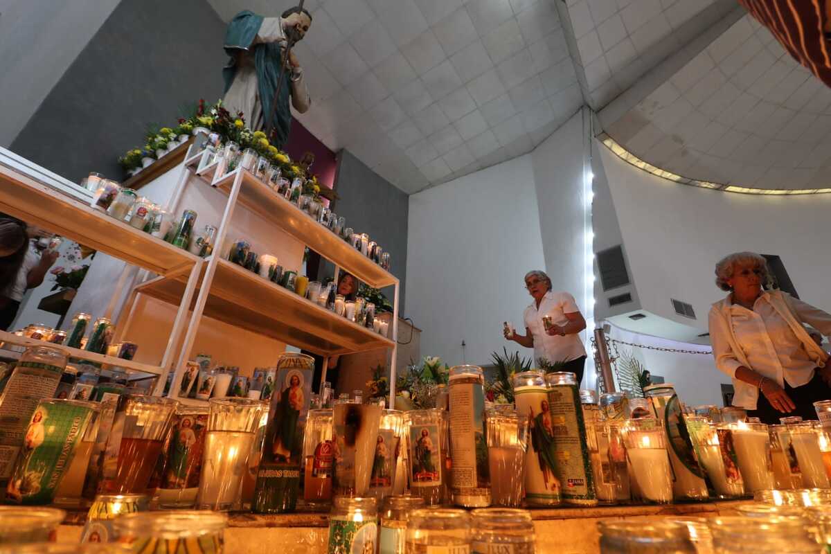 Fiestas patronales de San Judas Tadeo en la parroquia de Torreón. | Verónica Rivera