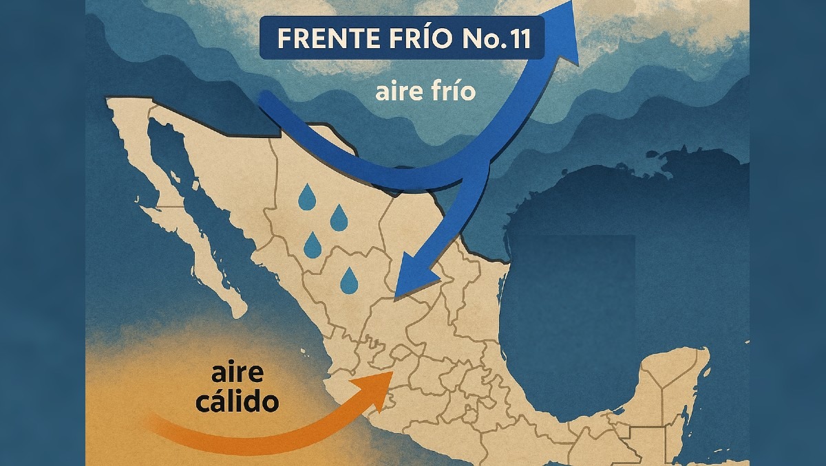 Frente frío número 11 provocará bajas temperaturas en el norte del país | Especial IA Discover Milenio