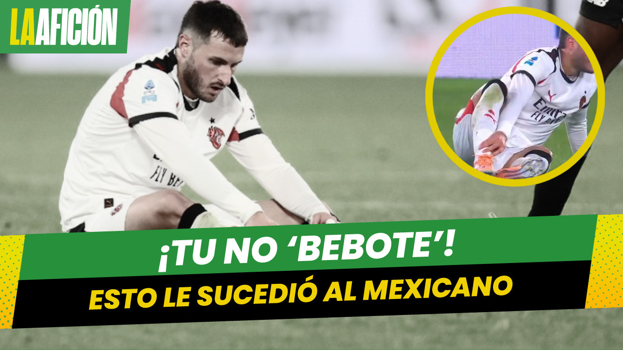 ¡Mal y de malas! Santiago Gimenez sigue sin anotar con Milan en Serie A y sale lesionado ante Atalanta
