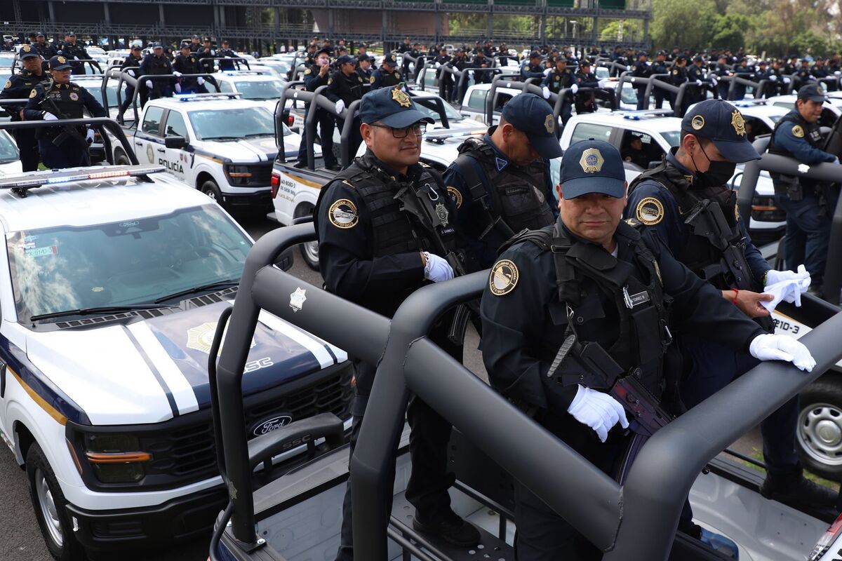 Policías de la capital las nuevas patrullas de la SSC. | Cuartoscuro