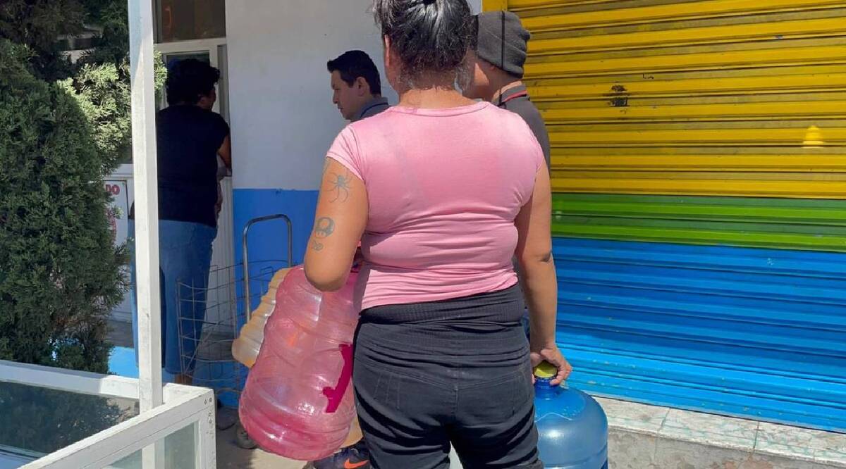 Pseudo sindicatos acaparaban el agua y la revendían a más de 2 mil pesos por pipa. Foto: Zuleyma García