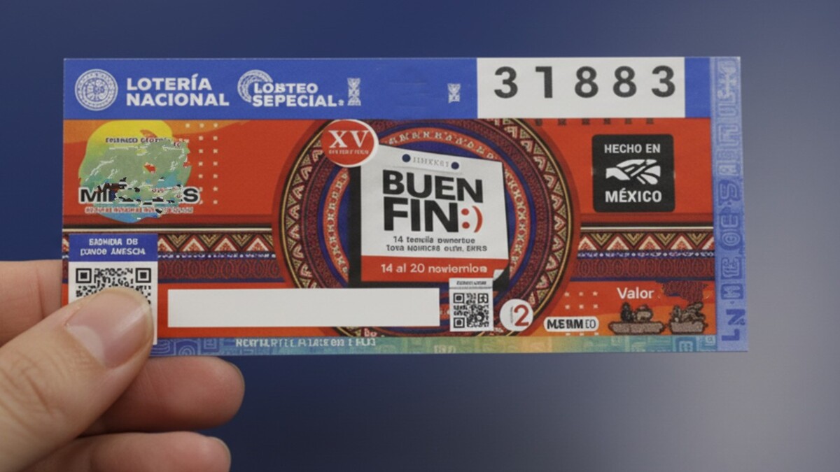 Ya puedes adquirir tu boleto de Lotería del Buen Fin | IA DISCOVER