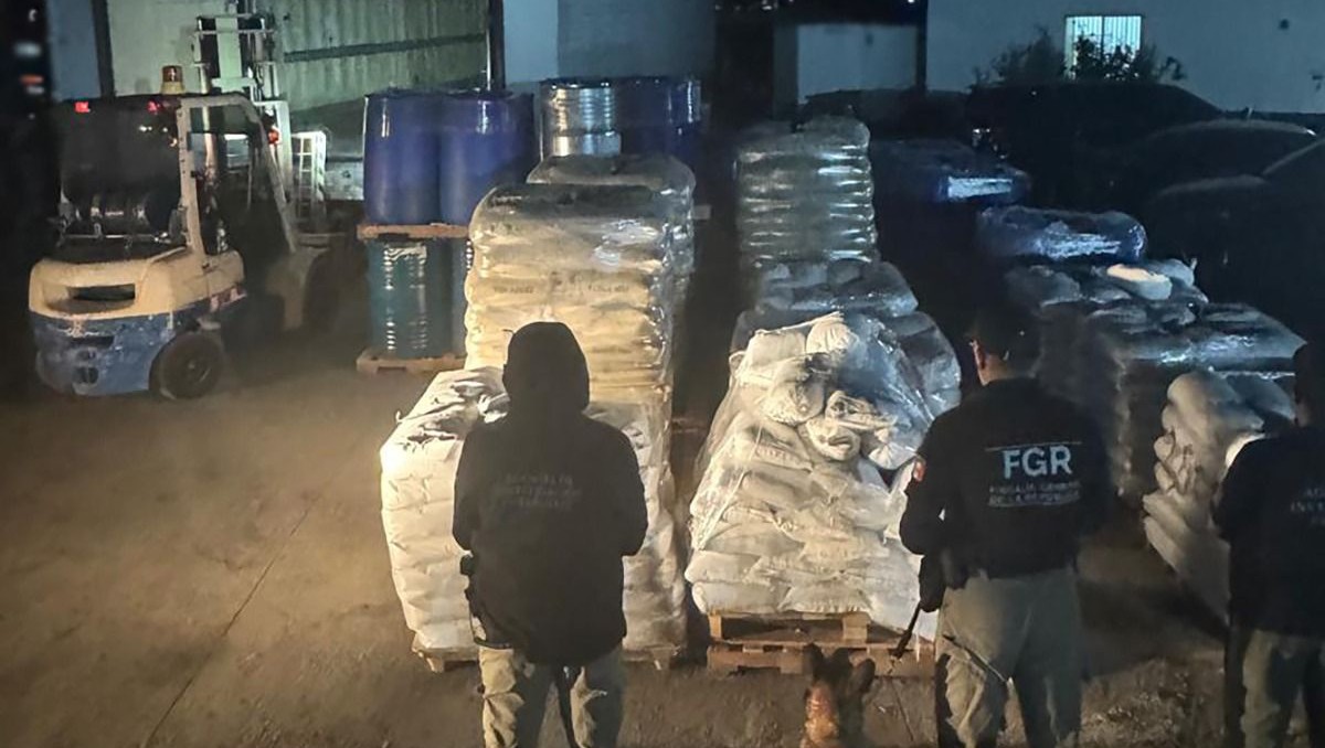 Autoridades aseguraron toneladas de precursores químicos en Durango. | SSPC