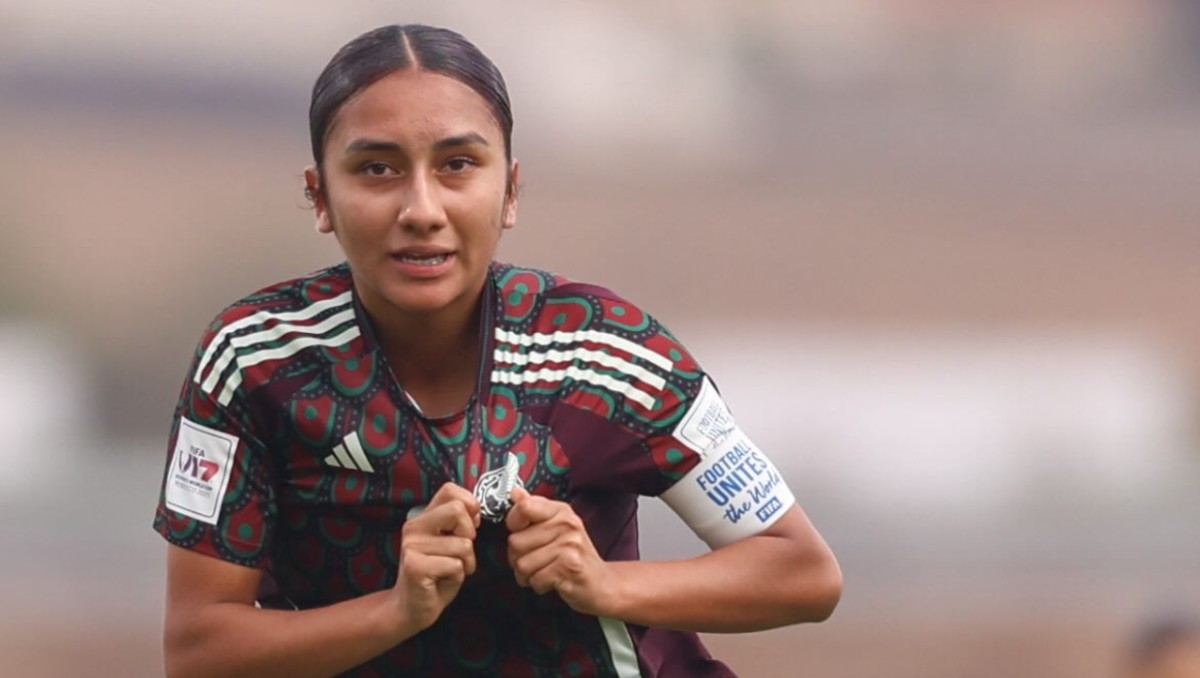 Berenice Ibarra marcó en la victoria de México ante Paraguay en el Mundial Femenil Sub 17 (Instagram @miseleccionfem)