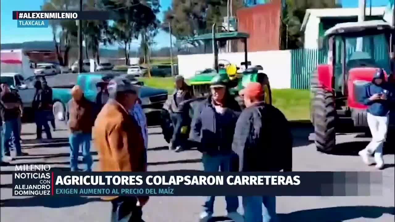 Más de 28 bloqueos campesinos por precio justo del maíz | Alejandro Domínguez, 28 de octubre de 2025