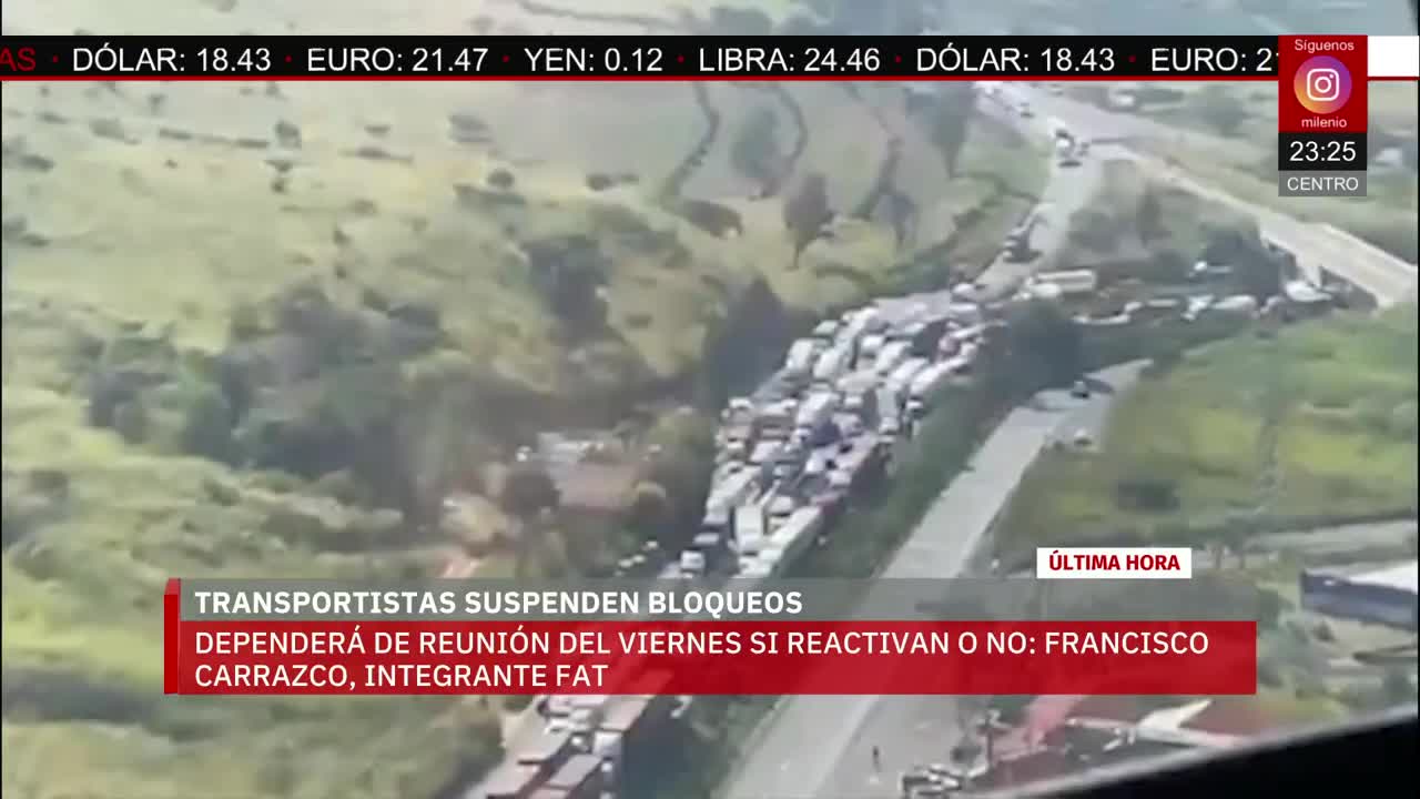 Cancelan el magabloqueo de transportistas en CdMx | Paola Barquet, 28 de octubre de 2025