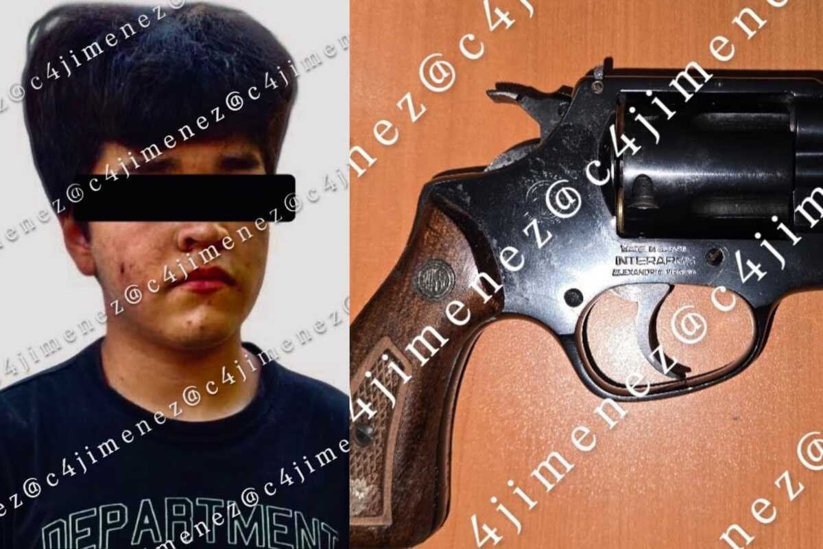 El joven quedó bajo resguardo de su papá.