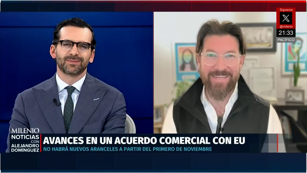 Enrique Perret destaca ventaja de México tras aplazamiento de aranceles de Estados Unidos