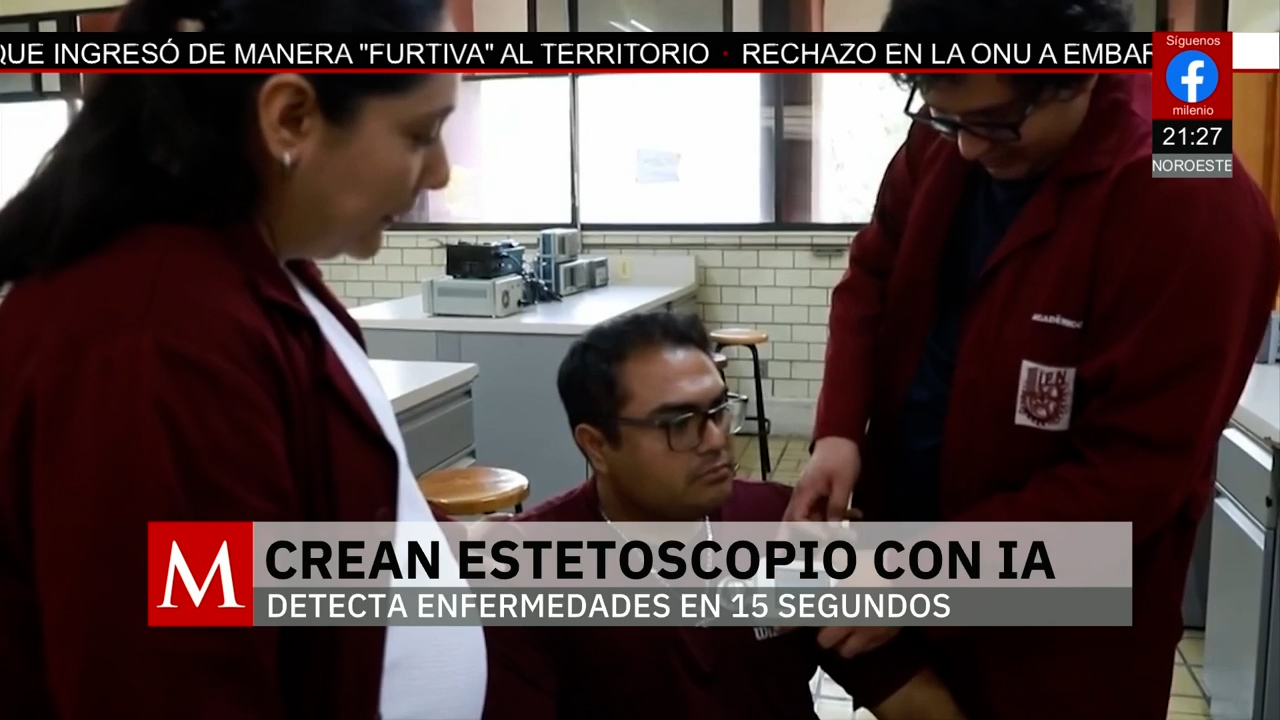 Estetoscopio con inteligencia artificial detecta enfermedades en 15 minutos