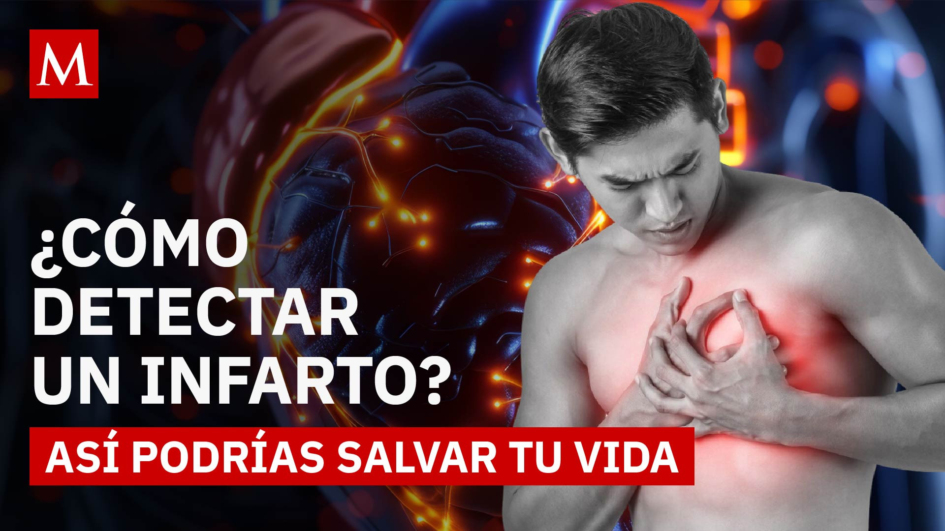 Estos son los síntomas que te indican si podrías sufrir un infarto al miocardio