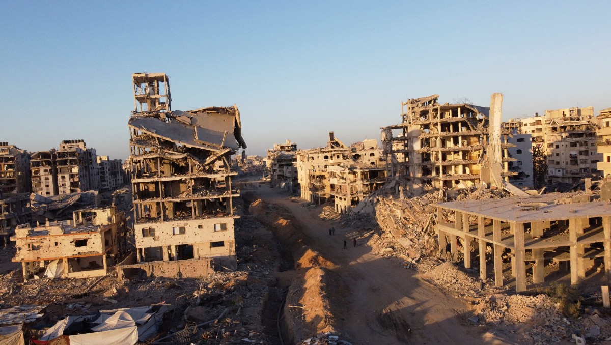 La Franja de Gaza está en ruinas por los ataques israelíes. | Reuters