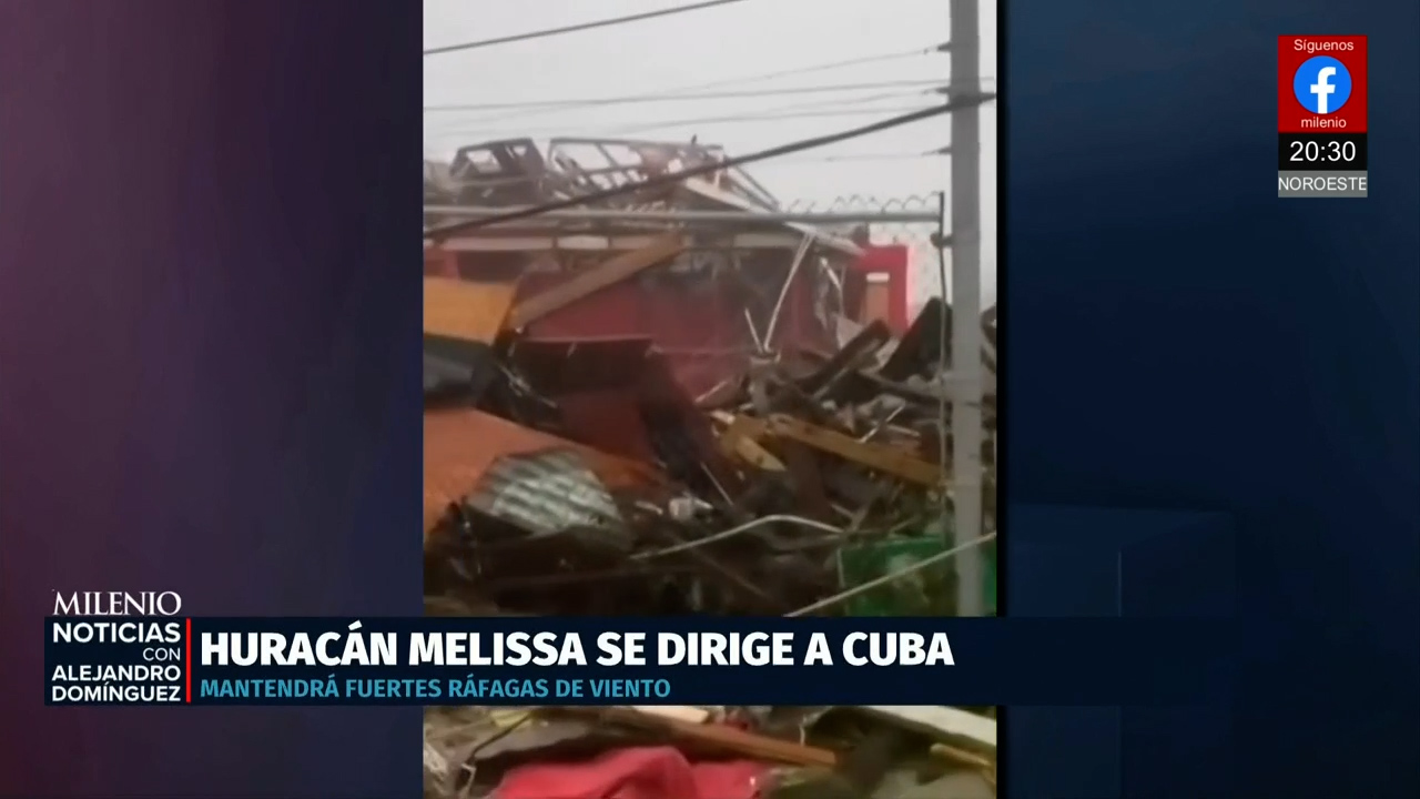 Huracán Melissa categoría 5 toca Jamaica y avanza hacia Cuba