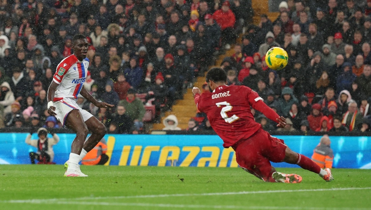 Liverpool cae ante Crystal Palace y queda eliminado de la Carabao Cup (Reuters)