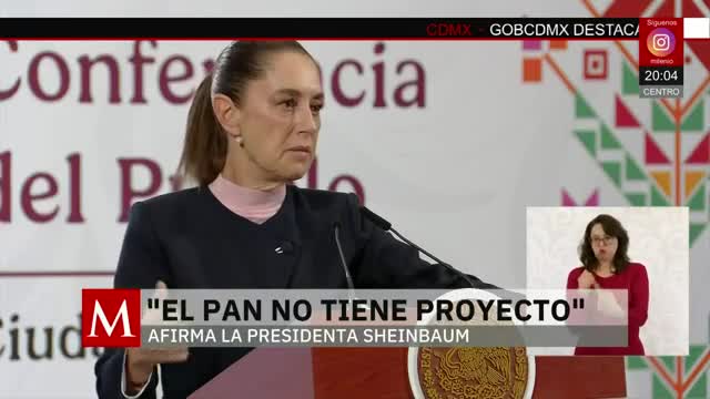 El PAN no tiene ningún proyecto firme: Sheinbaum | Pedro Gamboa, 29 de octubre de 2025