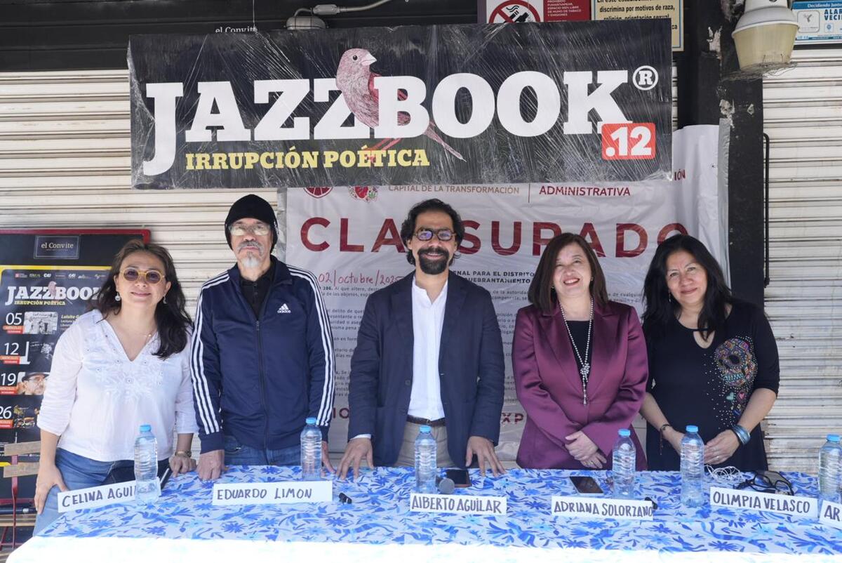 Presentación a medios del Festival Jazzbook.12. (Foto: Especial)