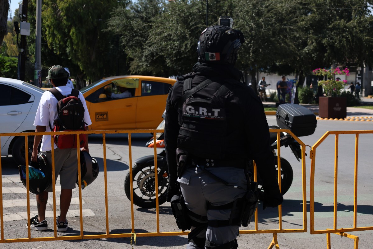 Refuerzan con 200 elementos estrategias de seguridad por Halloween, Día de Muertos y eventos masivos en Torreón. (Archivo: Rolando Riestra)