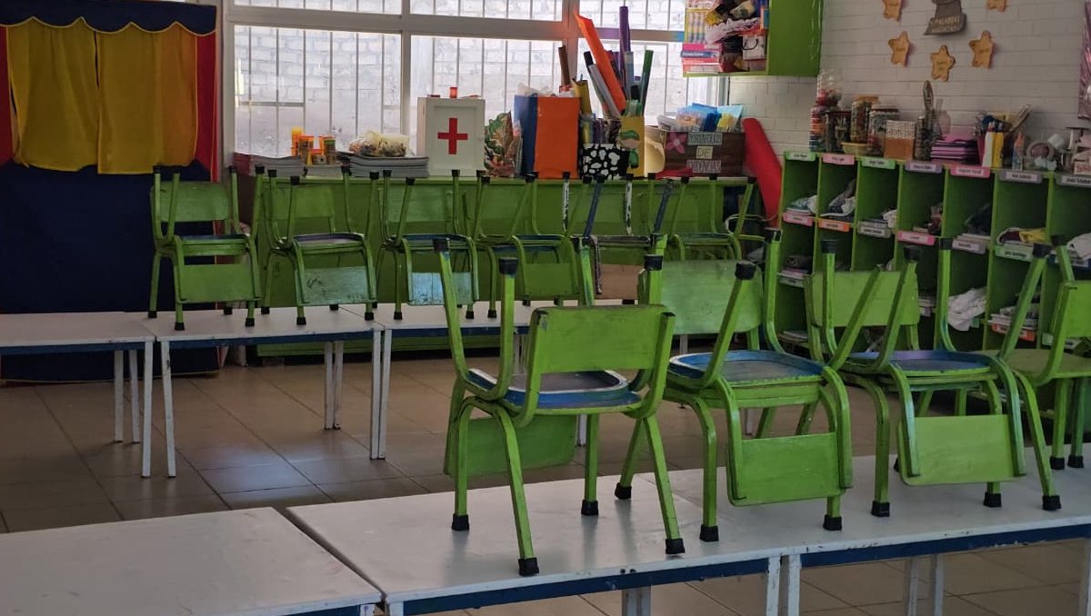 Las autoridades del jardín de niños confirmaron que las instalaciones ya fueron sanitizadas. | Especial