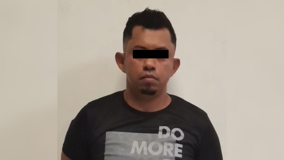 Carlos César 'N', de 35 años de edad, fue capturado por elementos de la Policía de Monterrey.  | Especial