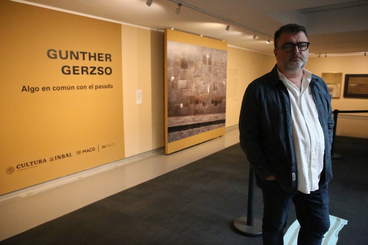 Carlos E. Palacios, curador. (Foto: Jesús Quintanar)