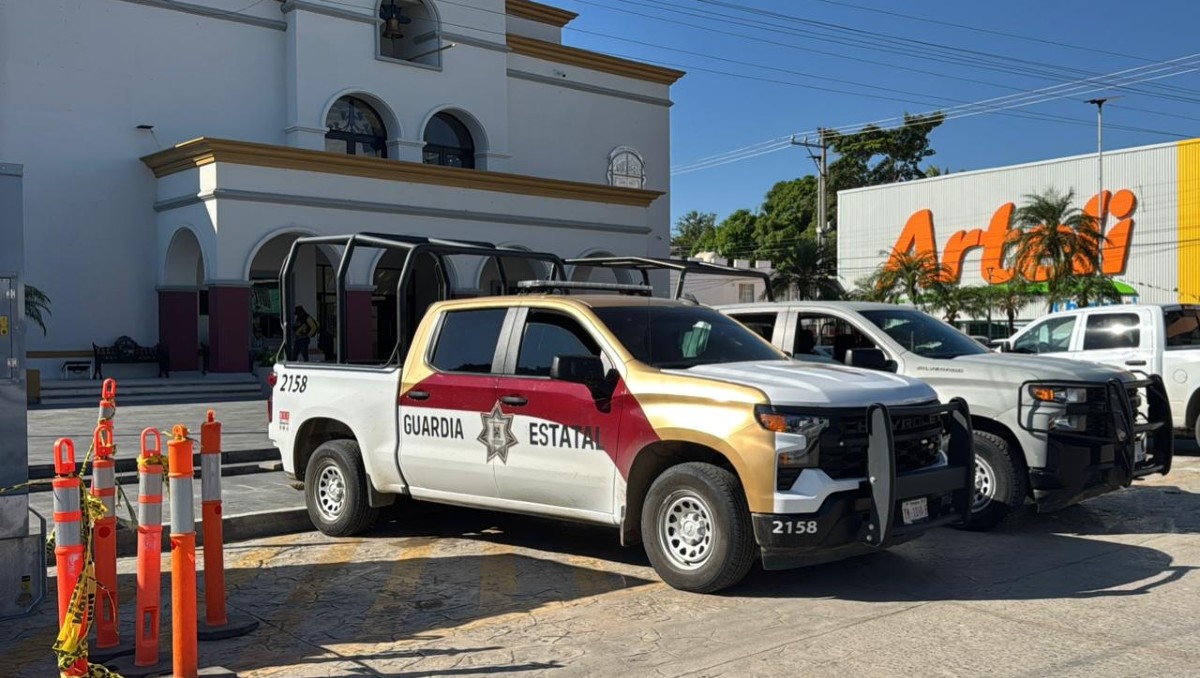 Guardia Estatal en Altamira. (Mario Juárez)