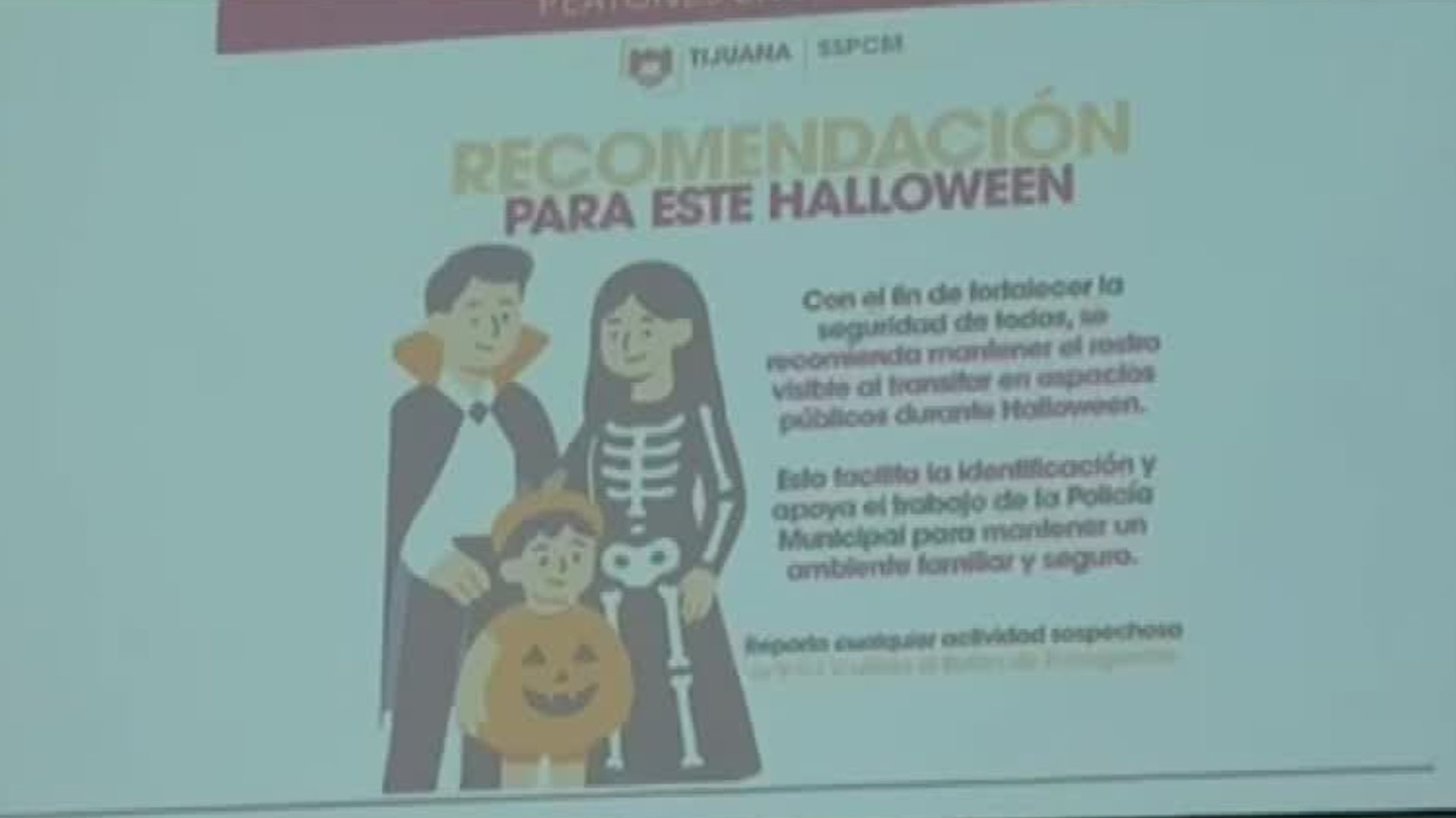 Durante Halloween, no se permitirá el uso de máscaras a conductores en Baja California