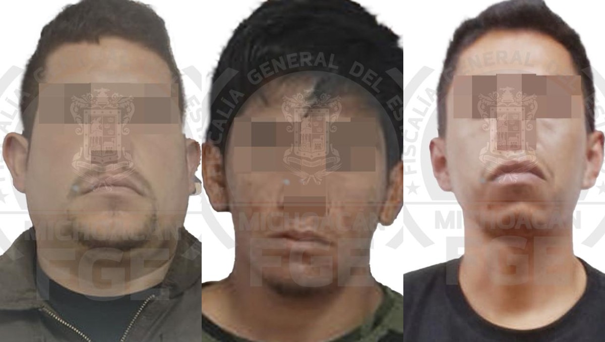 Los tres hombres fueron presentados ante las autoridades correspondientes. | Foto: Especial
