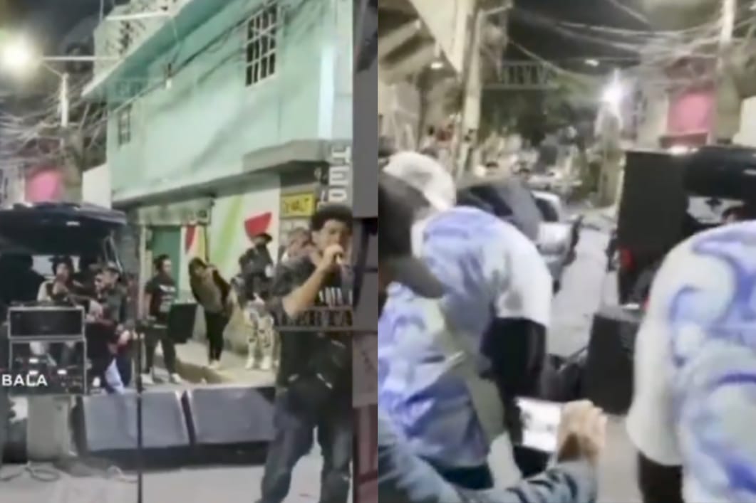 Los presuntos delincuentes pidieron que les dedicaran una canción.