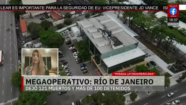 121 muertos por fuerte operativo en Río de Janeiro, Brasil | Pedro Gamboa, 30 de octubre de 2025