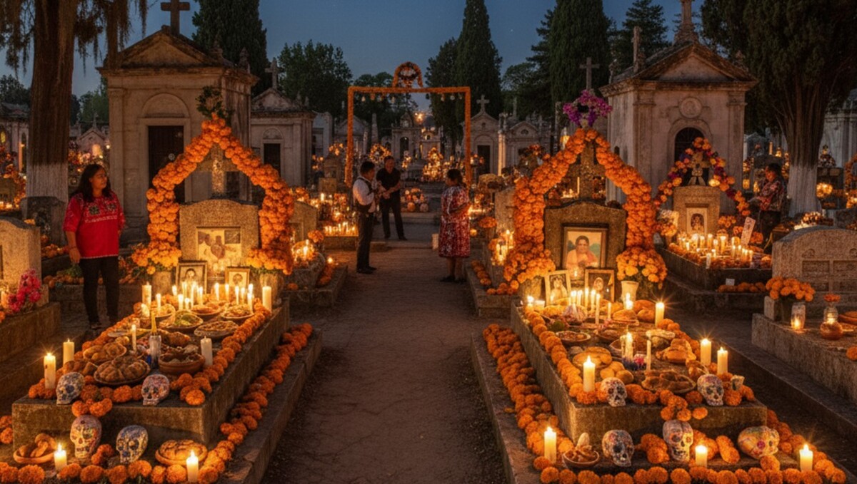 En Día de Muertos también se visitan panteones y adornan tumbas | IA Discover