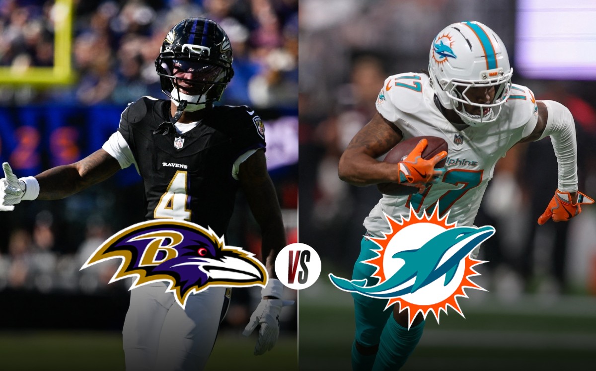 Ravens vs Dolphins. Dónde ver el partido de la NFL EN VIVO (Reuters)