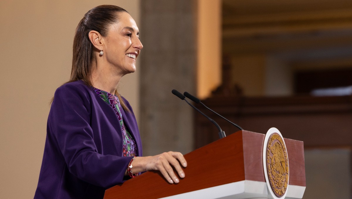 Sheinbaum durante la conferencia de prensa matutina HOY 30 de octubre. | Foto: Especial